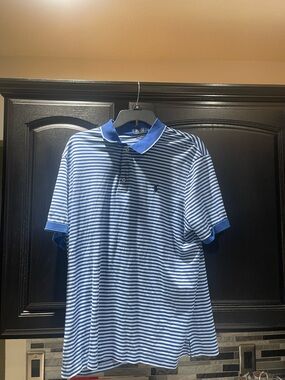 Polo By Ralph Lauren Polo Shirt Mens Large Blue Pony Casual Short Sleeve